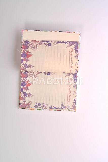 Portrait of a color book, color notebook, expressive drawings, daily diary notebooks, color books