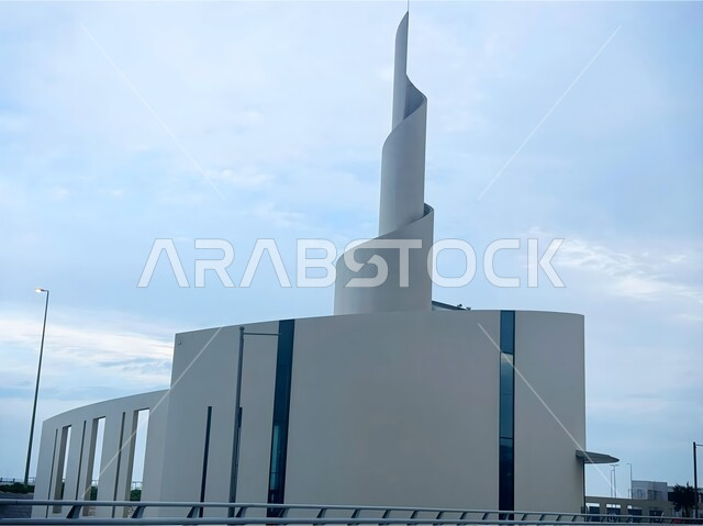 Worship and closeness to God, performing the obligatory prayer, modern Islamic architectural art of Bahraini mosques, famous sacred Islamic religious places and landmarks, Adnan bin Ahmed bin Yousef Abdul Malik Mosque