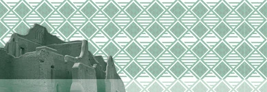 التراث الشعبي لزخرفة السدو بأشكال هندسية, معلم تراثي في الدرعية, نقوش و تطريز تراثي، المناسبات والأعياد الوطنية، الاحتفال باليوم الوطني السعودي 23 سبتمبر، يوم العلم 11 مارس، شعار اليوم الوطني لاحياء الذكرى 95 للسعودية، اشكال عربية خليجية مزخرفة