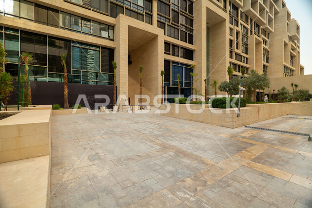 مركز الملك عبدالله المالي (كافد) في مدينة الرياض في النهار, تحقيق النهضة الاقتصادية, الشركات الرائدة في الخدمات المصرفية، الوجهة المثالية للمال والأعمال في المملكة العربية السعودية، الفن الهندسي المعماري على الطراز الحديث للمباني التجارية