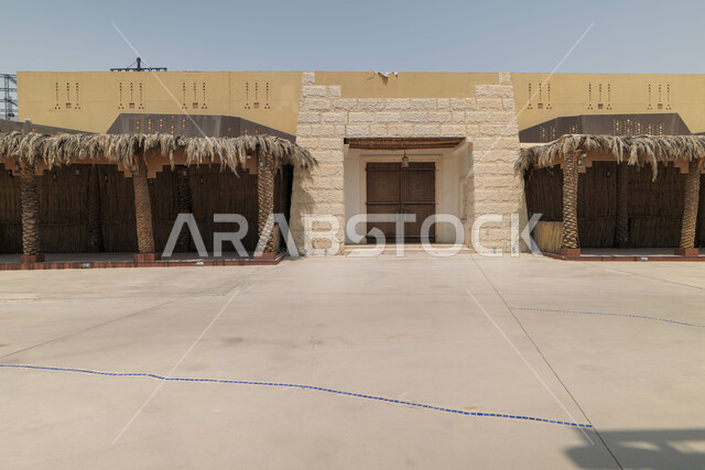 ديكور خارجي لمنزل مبتكر وحديث، أماكن ترفيهية في المناطق السياحية، تصميم عصري مع واجهات حديثة، الفن الهندسي المعماري على الطراز الحديث للفلل والشقق السكنية في المملكة العربية السعودية
