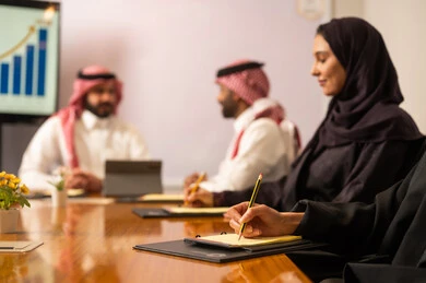 تطوير العمل وحل المشكلات، المشاريع الجديدة، استقبال موظفين جدد، دمج جهاز تقني حديث مع العمل، دراسة وتحليل المشاريع الجديدة، تبادل الخبرات والافكار، ورش عمل وتدريب، اجراء اجتماع لفريق عمل عرب خليجيين سعوديين داخل مقر الشركة