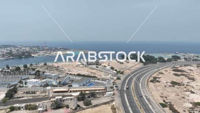 كورنيش ابحر جدة الشمالي درون ، شاطئ بحر أبحر شمال مدينة جدة في المملكة العربية السعودية ، خليج أبحر السياحي ، اماكن سياحية ترفيهية في جدة