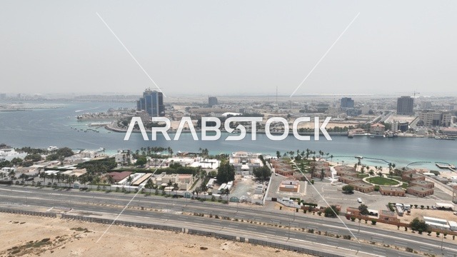 كورنيش ابحر جدة الشمالي درون ، شاطئ بحر أبحر شمال مدينة جدة في المملكة العربية السعودية ، خليج أبحر السياحي ، اماكن سياحية ترفيهية في جدة