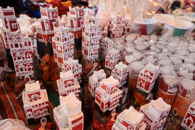 Landmarks of the Kingdom of Saudi Arabia, beautiful tourist places in the city of Abha, handicrafts and folk folklore, the old market in Saudi Arabia, antique shop.