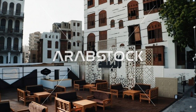 أماكن سياحية تاريخية في المملكة العربية السعودية ، المدينة التاريخية في جدة بتصميم معماري عربي و إسلامي قديم ، معالم تاريخية في جدة البلد ، مدينة جدة التاريخية ، المباني الأثرية في البلد التاريخي في مدينة جدة