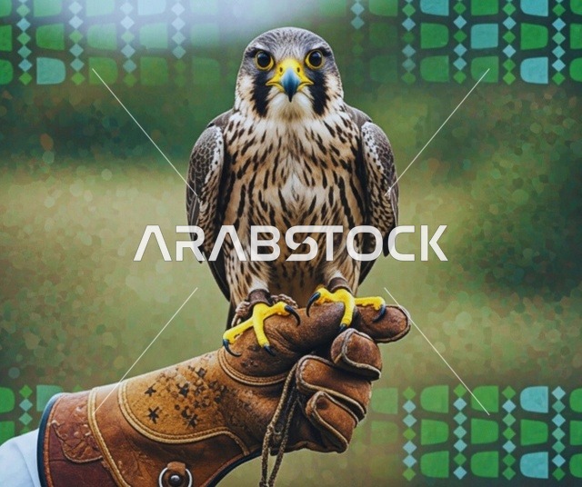 Decorated Gulf Arabic shapes, traditional engravings and embroidery, national occasions and holidays, celebrating Saudi National Day on September 23, Flag Day on March 11, the National Day logo to commemorate the 95th anniversary of Saudi Arabia, the popular heritage of Sadu decoration with geometric shapes.