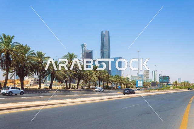 ابراج مركز الملك عبدالله المالي (كافد) في مدينة الرياض في النهار, تحقيق النهضة الاقتصادية, الشركات الرائدة في الخدمات المصرفية، الوجهة المثالية للمال والأعمال في المملكة العربية السعودية، الفن الهندسي المعماري على الطراز الحديث للمباني التجارية