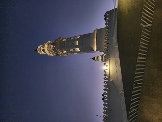 Quba Mosque in Medina, the landmarks and Islamic and historical mosques in Saudi Arabia, worship and drawing closer to God.