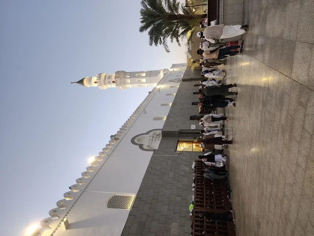 Quba Mosque in Medina, the landmarks and Islamic and historical mosques in Saudi Arabia, worship and drawing closer to God.