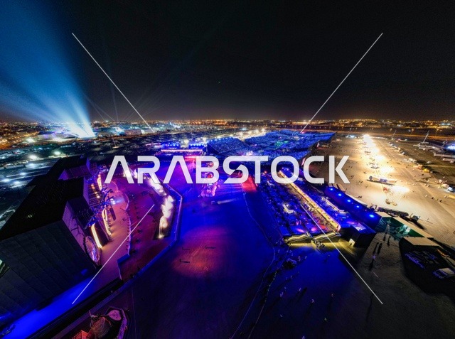 فعالية المدل بيست ،الأنشطة الترفيهية الاحتفالية، المشاركة في المناسبات والأعياد السعيدة في السعودية ،الاستمتاع بمشاهدة الألعاب النارية و المفرقعات