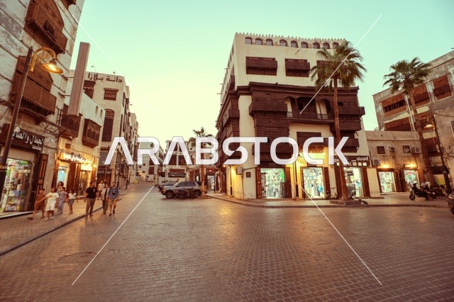 المعالم التاريخية في حي البلد، أماكن سياحية تراثية شعبية في المملكة العربية السعودية، الرواشين القديمه في المدينة التاريخية في جدة،  تصميم معماري عربي و إسلامي قديم، البيوت الأثرية في البلد التاريخي في جدة، مناطق جذب واستقطاب السياح