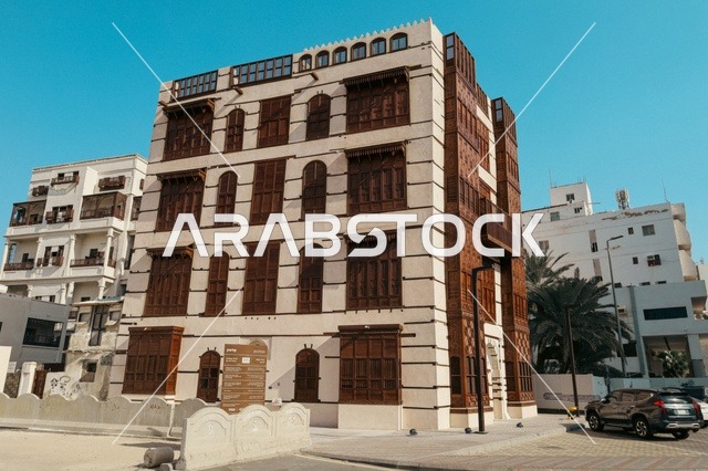 المعالم التاريخية في حي البلد، أماكن سياحية تراثية شعبية في المملكة العربية السعودية، الرواشين القديمه في المدينة التاريخية في جدة،  تصميم معماري عربي و إسلامي قديم، البيوت الأثرية في البلد التاريخي في جدة، مناطق جذب واستقطاب السياح