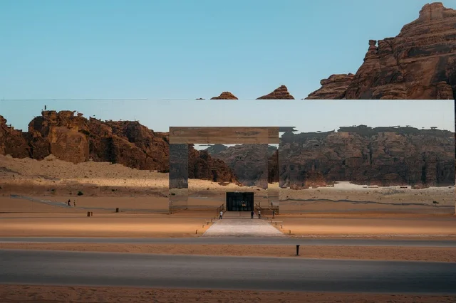 انعكاس القمم والمرتفعات الجبلية على مسرح المرايا في محافظة العلا بالمملكة العربية السعودية، الفن الهندسي المعماري، معالم اثرية تاريخية قديمة، السياحة في السعودية، التكوينات الصخرية في المناطق الصحراوية انعكاس القمم والمرتفعات الجبلية على مسرح المرايا في محافظة العلا بالمملكة العربية السعودية، الفن الهندسي المعماري، معالم اثرية تاريخية قديمة، السياحة في السعودية، التكوينات الصخرية في المناطق الصحراوية