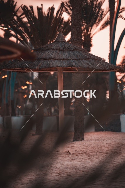 Marine tourist attractions at dawn, the beauty of the sea and the tranquility of the natural atmosphere during the first moments of sunrise, the natural scenery on the beaches of Umluj in the city of Tabuk, the page of clear blue waters, the beaches of the Kingdom of Saudi Arabia, places for tourism and enjoying pleasant time.