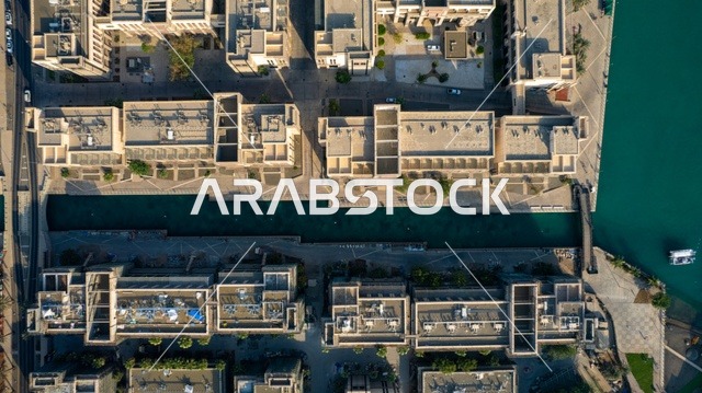 جامعة الملك عبد الله للعلوم والتقنية في ثول, الفن الهندسي المعماري لجامعة الملك عبد الله للعلوم والتقنية، تصوير جوي لجامعة كاوست في مدينة ثول في جدة بالمملكة العربية السعودية، صورة جويه، منارة جامعة الملك عبد الله، دليل لإرشاد السفن و البحارة في الليل.