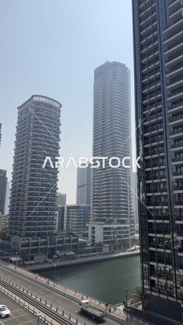 The skyscrapers in Dubai, United Arab Emirates, are tourist attractions and landmarks, showcasing the development and urban progress of the structures, the engineering art of towers and skyscrapers, and areas that attract and draw tourists from all over the world.