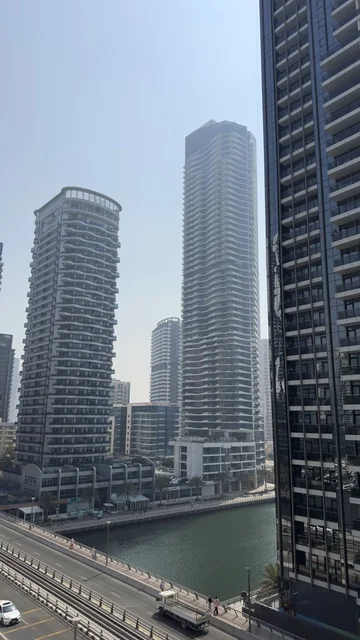 The skyscrapers in Dubai, United Arab Emirates, are tourist attractions and landmarks, showcasing the development and urban progress of the structures, the engineering art of towers and skyscrapers, and areas that attract and draw tourists from all over the world.