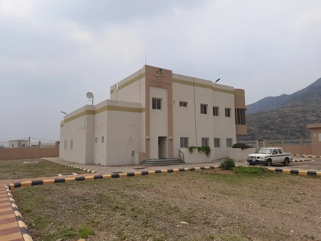 Healthcare center in the mountainous region of Al-Baha, healthcare services in the Kingdom of Saudi Arabia, preparing and equipping cities in the mountains, peaks, and highlands, famous tourist attractions, sunny weather in the skies of elevated areas.