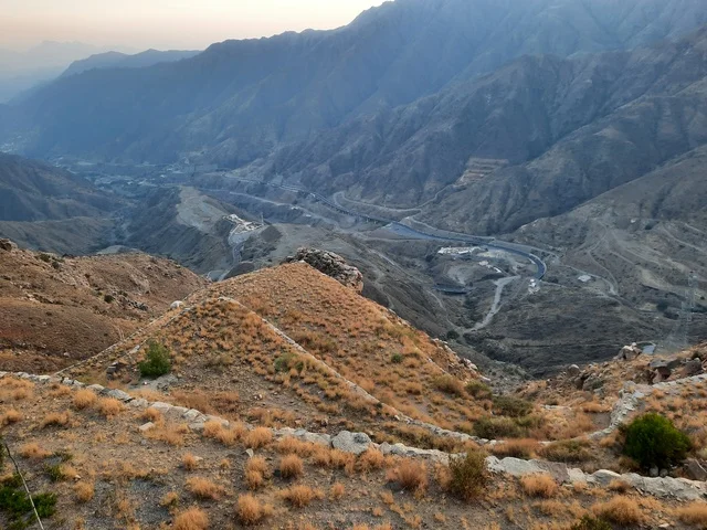 A distinguished recreational and tourist destination, with rocky mountainous terrain, mountain ranges, and high peaks. Enjoying time in restaurants and parks, the high city in the Abha region of Asir, green nature and gardens, natural places for adventures and safari trips in Saudi Arabia.