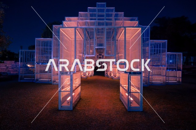 مهرجان نور الرياض السعوديه ، الاستمتاع باشكال فنون الضوء ،فعاليات و انشطة ترفيهيه ممتعه لجذب السياح من الخارج ،احتفالات ومناسبات سنويه ،عروض الاضاءه الملونه  ،رحله فنيه للتحول الضوئي الإبداعي