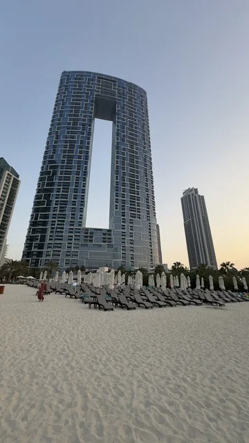 Architectural and engineering art, the waterfront in Dubai, towers and skyscrapers, famous tourist attractions, the landscapes in Dubai, ports and harbors.