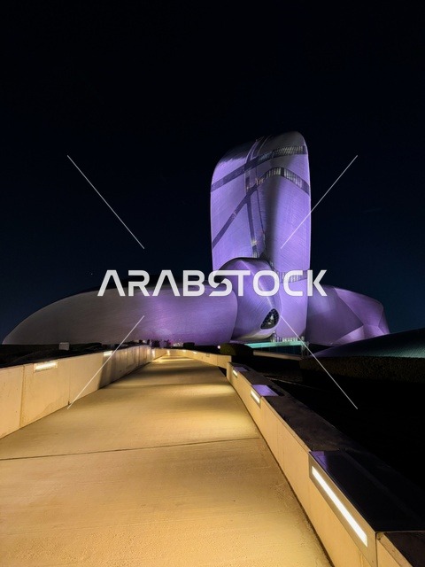 Recreational, cultural, and educational activities, the building of the Ithra Museum in the Eastern Province in Dammam, a cultural beacon and famous tourist landmarks in the Kingdom of Saudi Arabia, the King Abdulaziz Center for World Culture in Dhahran.