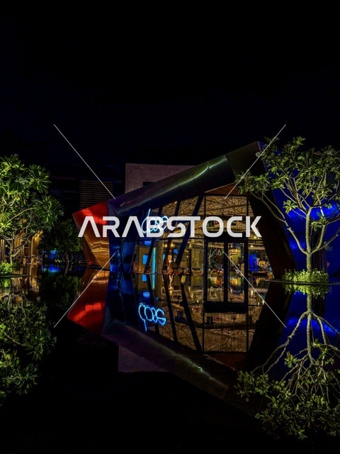 تصاميم وديكورات مميزة ، أماكن سياحية في مدينة الخبر بالمملكة العربية السعودية ، جلسات هادئة ، السياحة في السعودية ، مطاعم وكافيهات أجدان ووك في الخبر بالسعودية