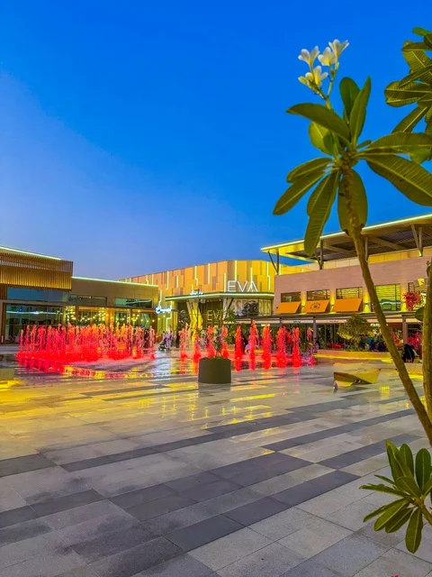 The waterfront of a commercial entertainment mall in the Kingdom of Bahrain, tourism in Bahrain, Avenues Mall in Manama on King Faisal Road, Avenues Mall Bahrain, tourist attractions in Bahrain.