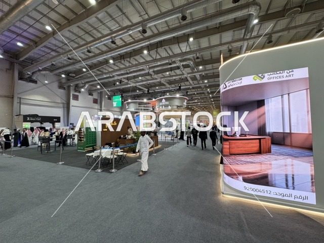 متجولين وزوار في معرض "صُنع في السعودية 2025"،  حدث صناعي بارز يهدف إلى تعزيزالخدمات الوطنية السعودية، إبراز جودة وتنوع الصناعات الوطنية وابتكاراتها،  يحمل المعرض شعار "نصنع التمكين"، هيئة تنمية الصادرات السعودية، 2025 في مركز الرياض للمعارض