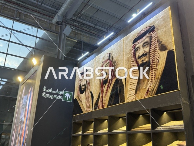 سجاد الحرم تصنيع السعودية في معرض "صُنع في السعودية 2025"،  حدث صناعي بارز يهدف إلى تعزيزالخدمات الوطنية السعودية، إبراز جودة وتنوع الصناعات الوطنية وابتكاراتها،  يحمل المعرض شعار "نصنع التمكين"، هيئة تنمية الصادرات السعودية، 2025 في مركز الرياض للمعارض