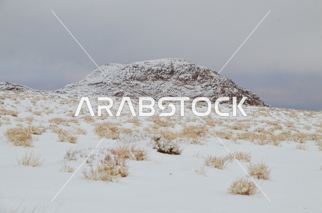 صورة من قمة جبل اللوز بمنطقة تبوك ، التضاريس و المناخ في السعوديه, جبال اللوز المثلجة في منطقة تبوك في المملكة العربية السعودية,  مناظر و أماكن طبيعية سياحية، المناطق الجبلية في السعودية ، المرتفعات الجبلية،  وجهة العالم الجديدة في قلب نيوم