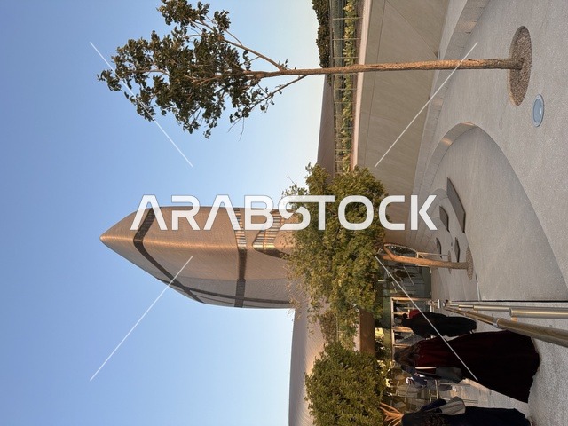 King Abdulaziz Center for World Culture (Ithra) during the day, events of the Hills of Wonders Festival in the city of Jubail Industrial in the Eastern Province, planning and coordination of cultural and architectural facilities.