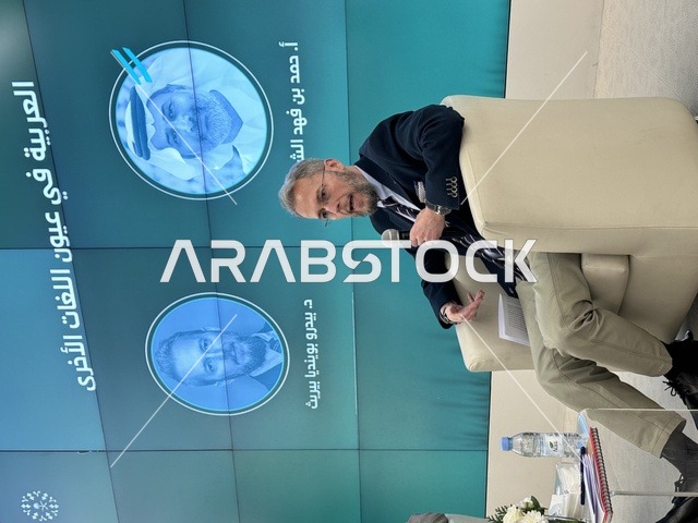 مؤتمر بعنوان "العربية في عيون اللغات الأخرى"،  فعاليات مهرجان تلال العجائب بمدينة الجبيل الصناعية بالمنطقة الشرقية، الحضور الأكاديمي المتخصص في قضايا الهوية اللغوية، إدارة حلقات النقاش الدولية بمجمع الملك سلمان العالمي للغة العربية، تحليل التفاعلات اللغوية المتعددة