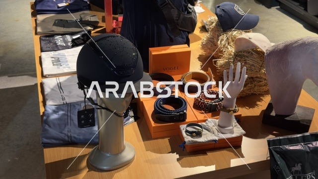 أدوات ركوب الخيل ،  معروضات مستلزمات الفروسية ،يوم التطوع العالمي 2025 في مركز الملك عبد العزيز الثقافي العالمي (إثراء)، المملكة العربية السعودية، زيادة الوعي العام حول أهمية العمل التطوعي في التنمية الاجتماعية