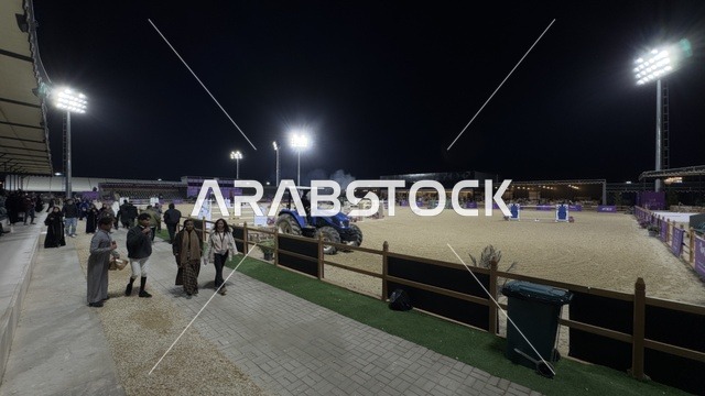 Activities of the Wonders Hills Festival in the city of Jubail Industrial in the Eastern Province, horseback riding skills on Volunteer Day, an occasion to thank volunteers for their efforts and to raise awareness of their contributions to the community, Kingdom of Saudi Arabia, Global Volunteer Day 2025 at the King Abdulaziz Center for World Culture (Ithra), increasing public awareness of the importance of volunteer work in social development.