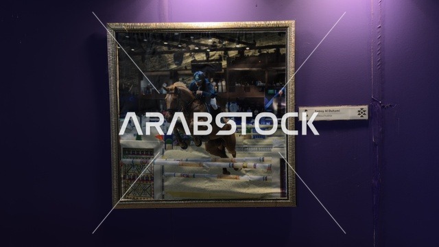 لوحة فنية لمهارة ركوب الخيل فى يوم التطوع، مناسبة لشكر المتطوعين على جهودهم والتوعية بمساهماتهم في المجتمع، المملكة العربية السعودية، يوم التطوع العالمي 2025 في مركز الملك عبد العزيز الثقافي العالمي (إثراء)،  فعاليات مهرجان تلال العجائب بمدينة الجبيل الصناعية بالمنطقة الشرقية، زيادة الوعي العام حول أهمية العمل التطوعي في التنمية الاجتماعية