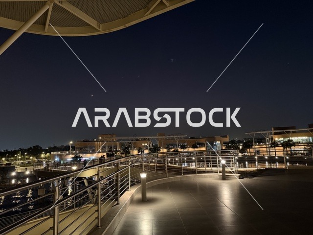 Cafes and restaurants for families and youth, a promenade in The Move complex in Jubail Industrial City in the Eastern Province, a complete shopping and entertainment experience, a modern entertainment destination for the Jubail Corniche, a vibrant atmosphere for the year 2025.