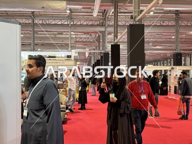 تجمع الزوار فى معرض تجاري دولي China Homelife Saudi Arabia Expo يوم  24 من ديسمبر 2025،  المملكة العربية السعودية، الرياض ،تعزيز التبادل التجاري، ربط الموردين الصينيين بالسوق السعودي، فرص استيراد وتوريد،  شراكات أعمال واستثمار