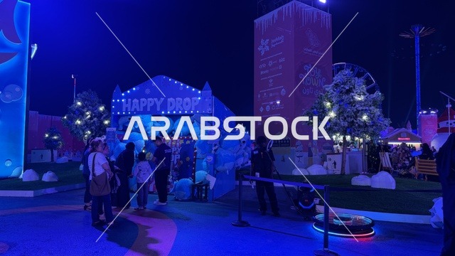 ونتر وندرلاند جدة في حي الشاطئ بالقرب من الكورنيش على طريق الملك عبدالعزيز، وجهة ترفيهية شتوية كبرى، فعالية موسم جدة 2025 ، مهرجان هايد بارك الشتوي الرائع من 14 نوفمبر 2025 إلى 1 يناير 2026