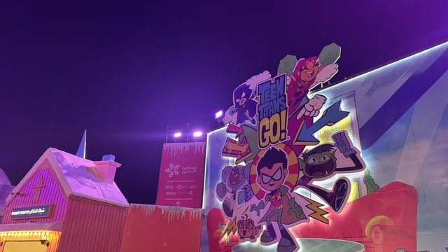 مكان ترفيهي للعب الأطفال في ونتر وندرلاند جدة في حي الشاطئ بالقرب من الكورنيش على طريق الملك عبدالعزيز، وجهة ترفيهية شتوية كبرى، فعالية موسم جدة 2025 ، مهرجان هايد بارك الشتوي الرائع من 14 نوفمبر 2025 إلى 1 يناير 2026