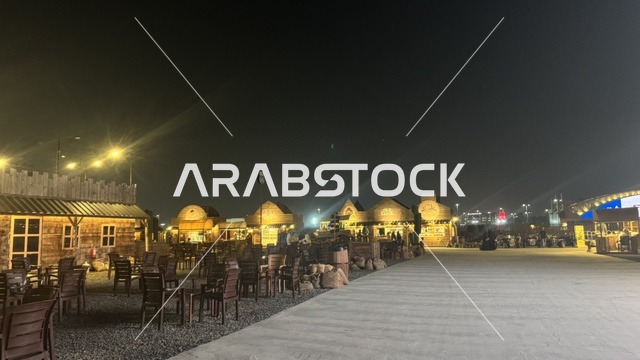 أنشطة متنوعة في الهواء الطلق، مكان لقضاء وقت ممتع في المملكة العربية السعودية، مباني على الطراز الكلاسيكي الغربي، وجهة ترفيهية سياحية، بلدة ساوث ويست (الكاوبوي) في حي الزهراء على طريق الملك عبدالعزيز في مدينة جدة لعام 2025،