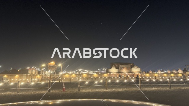 أنشطة متنوعة في الهواء الطلق، مكان لقضاء وقت ممتع في المملكة العربية السعودية، مباني على الطراز الكلاسيكي الغربي، وجهة ترفيهية سياحية، بلدة ساوث ويست (الكاوبوي) في حي الزهراء على طريق الملك عبدالعزيز في مدينة جدة لعام 2025،