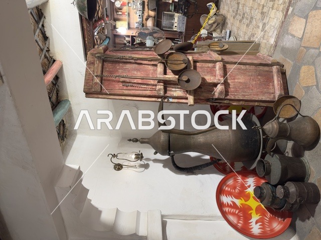 The village store sells household items and old, traditional pottery. The village is designed to reflect the traditional architecture of the area. The popular heritage village is a prominent museum and restaurant located on the Corniche of Dammam in the Kingdom of Saudi Arabia.