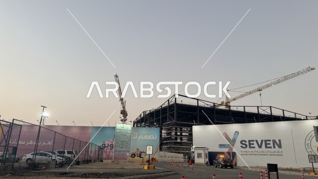 Infrastructure under development at the Abhur Waterfront on the northern Corniche of Jeddah, Saudi Arabia, is an urban project that enhances the waterfront, a marine tourism and entertainment destination, a coastal promenade with open views of the Red Sea, and various recreational activities.
