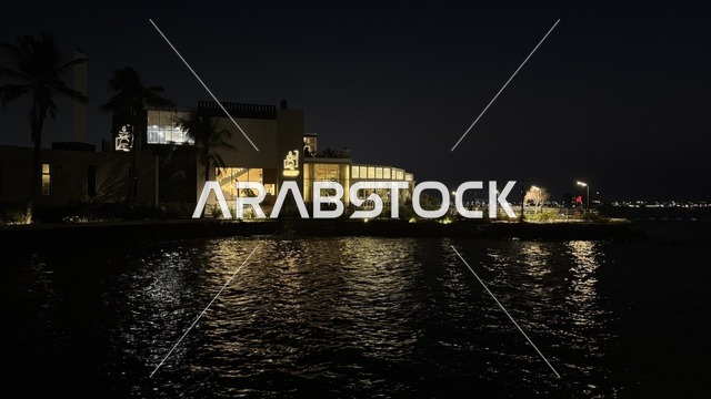 وجهة سياحية وترفيهية بحرية، مطاعم ومقاهي مطلة على الواجهة البحرية ، واجهة أبحر على كورنيش جدة الشمالي بمدينة جدة، المملكة العربية السعودية، ممشى ساحلي بإطلالات مفتوحة على البحر الأحمر، أنشطة ترفيهية متنوعة ،  أجواء عائلية هادئة ومميزة