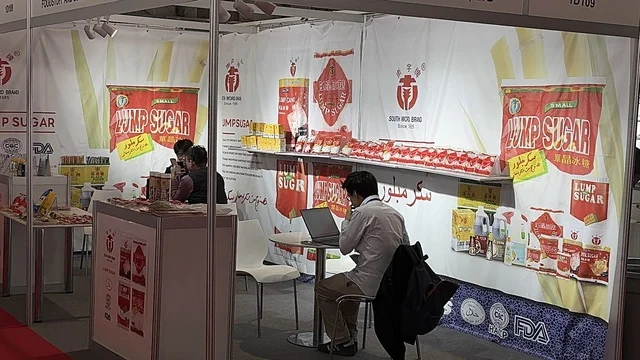 Diverse Chinese products for all visitors, the Chinese House Exhibition in Riyadh on December 22, 2025, Kingdom of Saudi Arabia, a journey through Chinese heritage and arts, exploring furniture and handicrafts, experiencing traditional cuisine.