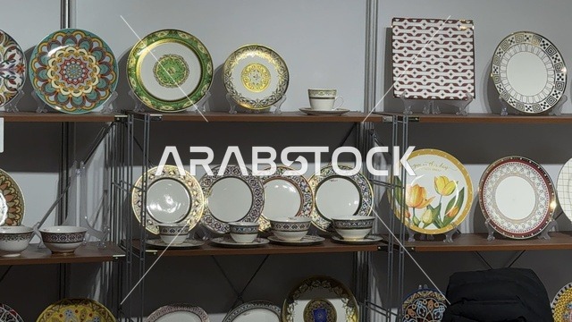 Diverse Chinese products for all visitors, the Chinese House Exhibition in Riyadh on December 22, 2025, Kingdom of Saudi Arabia, a journey through Chinese heritage and arts, exploring furniture and handicrafts, experiencing traditional cuisine.