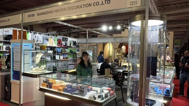 Exploring furniture and handicrafts, Chinese arts and crafts, diverse Chinese products for all visitors, the Chinese House Exhibition in Riyadh on December 22, 2025, Saudi Arabia, traditional food experience.