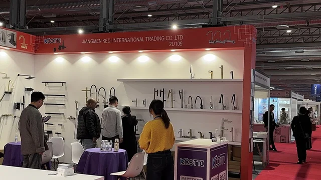 Diverse Chinese products at the Chinese House Exhibition in Riyadh on December 22, 2025, Saudi Arabia, exploring furniture and handicrafts, Chinese arts and crafts, promising business and investment opportunities, electrical devices, machines, and equipment.